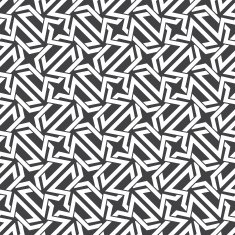 Seamless pattern of intersecting polygons