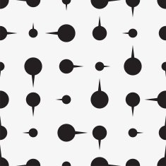 Seamless pattern background with dots arrows Vector N2
