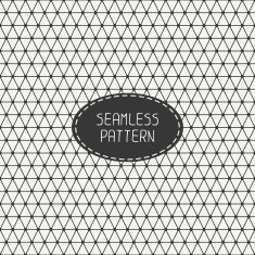 Geometric monochrome abstract seamless polygon pattern Optical illusion effect N5