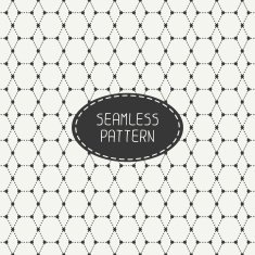 Geometric monochrome abstract seamless polygon pattern Optical illusion effect N6