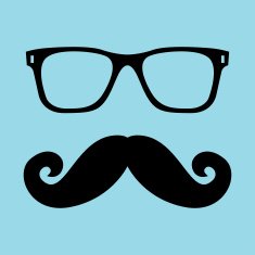 Mustache and Glasses N3