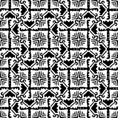 Black and white seamless pattern N64