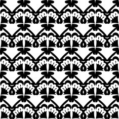 Black and white seamless pattern N66