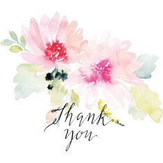 Watercolor greeting card flowers N42