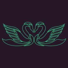swan logo vector