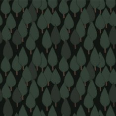 Autumn tree seamless vector pattern