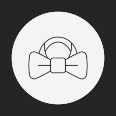 Necktie line icon N5