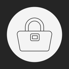 purse line icon N13