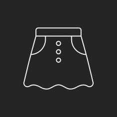 skirts line icon N11