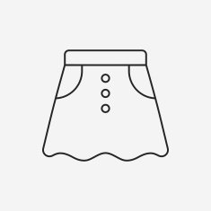 skirts line icon N13