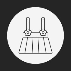 skirts line icon N16