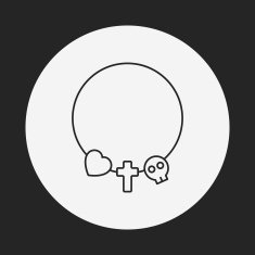 necklace line icon N8