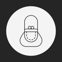 purse line icon N25