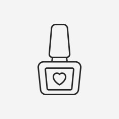 Nail polish line icon N10