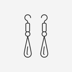 earring line icon N16