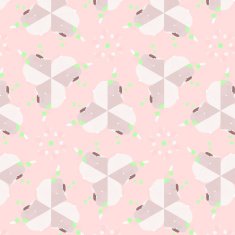 Cute abstract pink feminine pattern textiles N5