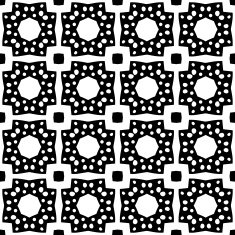 Black and white seamless pattern N69