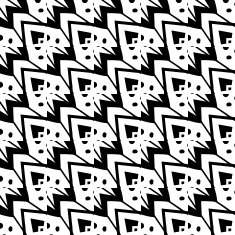 Black and white seamless pattern N71