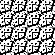Black and white seamless pattern N74