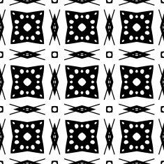 Black and white seamless pattern N75