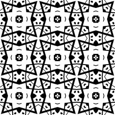 Black and white seamless pattern N77