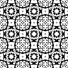 Black and white seamless pattern N80