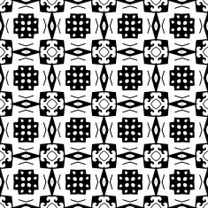 Black and white seamless pattern N84