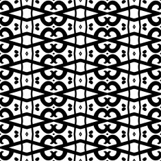 Black and white seamless pattern N85