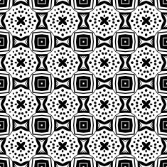 Black and white seamless pattern N86