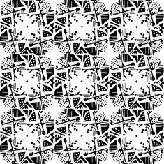 Black and white seamless pattern N89