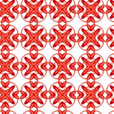 Seamless geometric floral pattern