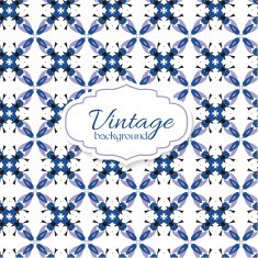 Business Card with geometric floral pattern N11
