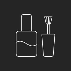 Nail polish line icon N12