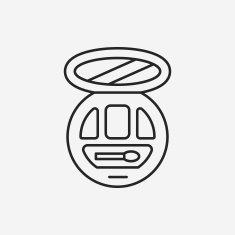 Eye shadow line icon N16