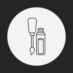 Nail polish line icon N21