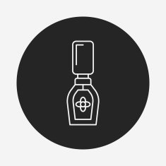 Nail polish line icon N23