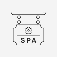 SPA signs line icon N4