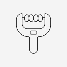 Face massagers line icon N5