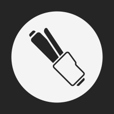 Hair curlers icon N6