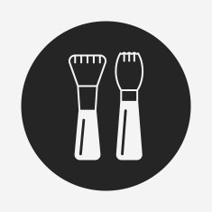 makeup brush icon N8