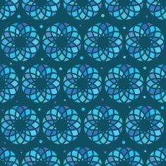 Seamless blue abstract pattern