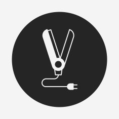 Hair curlers icon N8