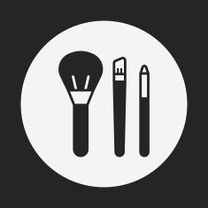 makeup brush icon N14