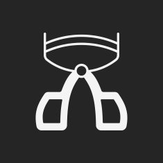 Eyelash curler icon N8