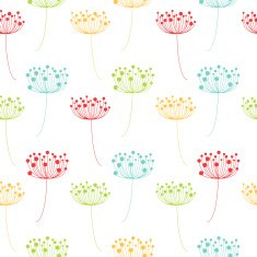 Seamless decorative pattern with flowers N2