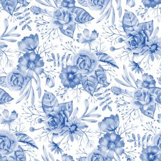 Watercolor seamless pattern N6