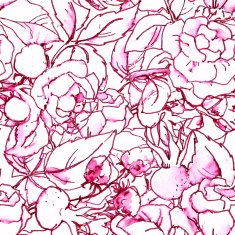 Watercolor floral pattern N8
