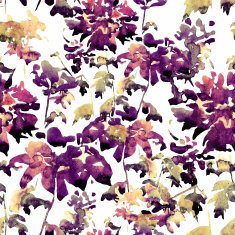 Watercolor floral pattern N11