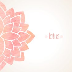 Watercolor pink floral background N3