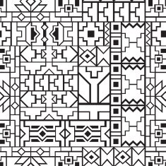 Barbarian Ornament Seamless Pattern
